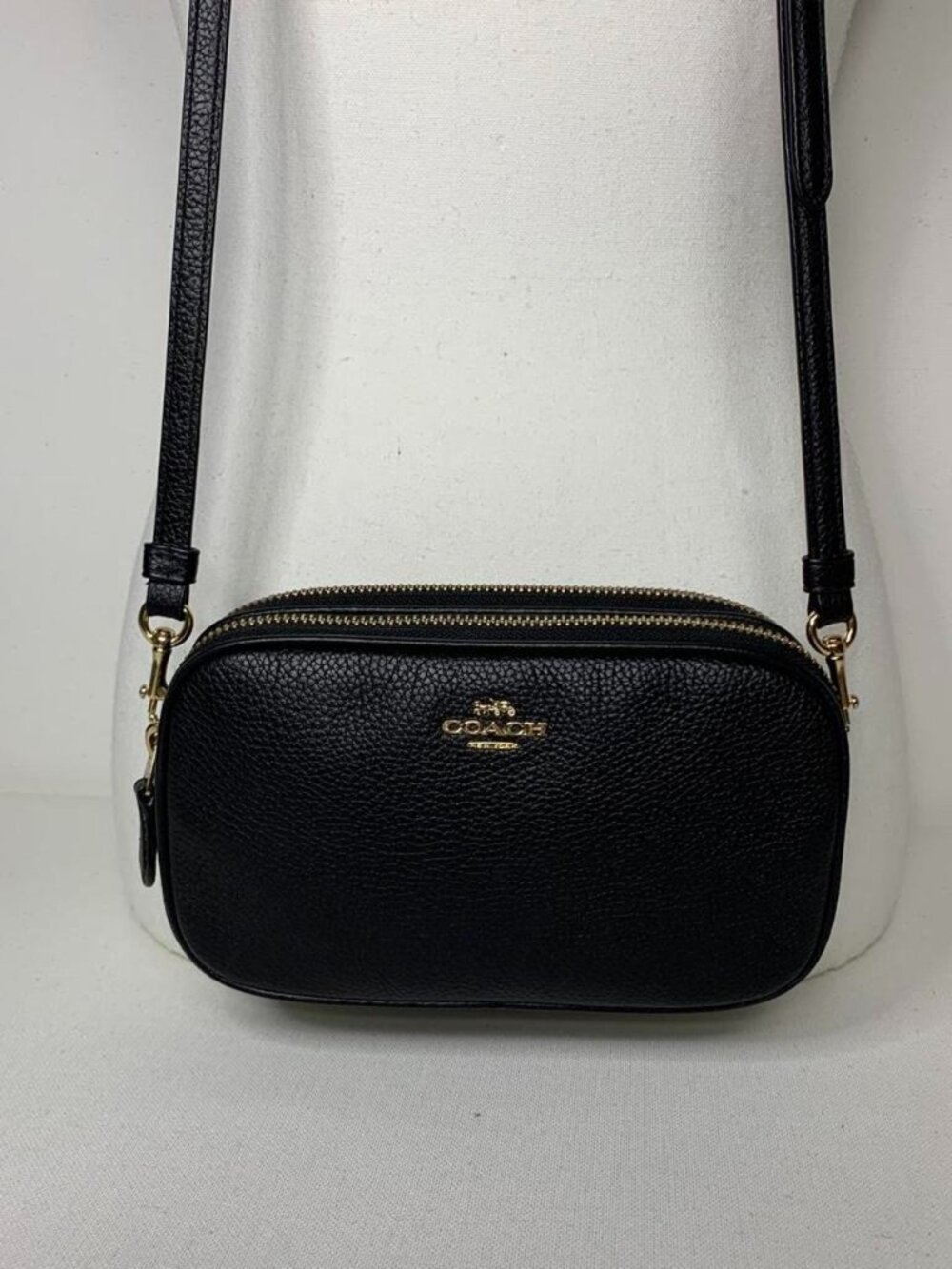 Black Coach crossbody bag